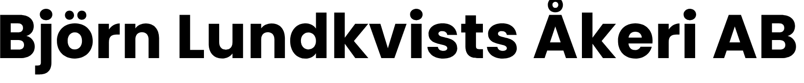 Björn Lundkvists Åkeri